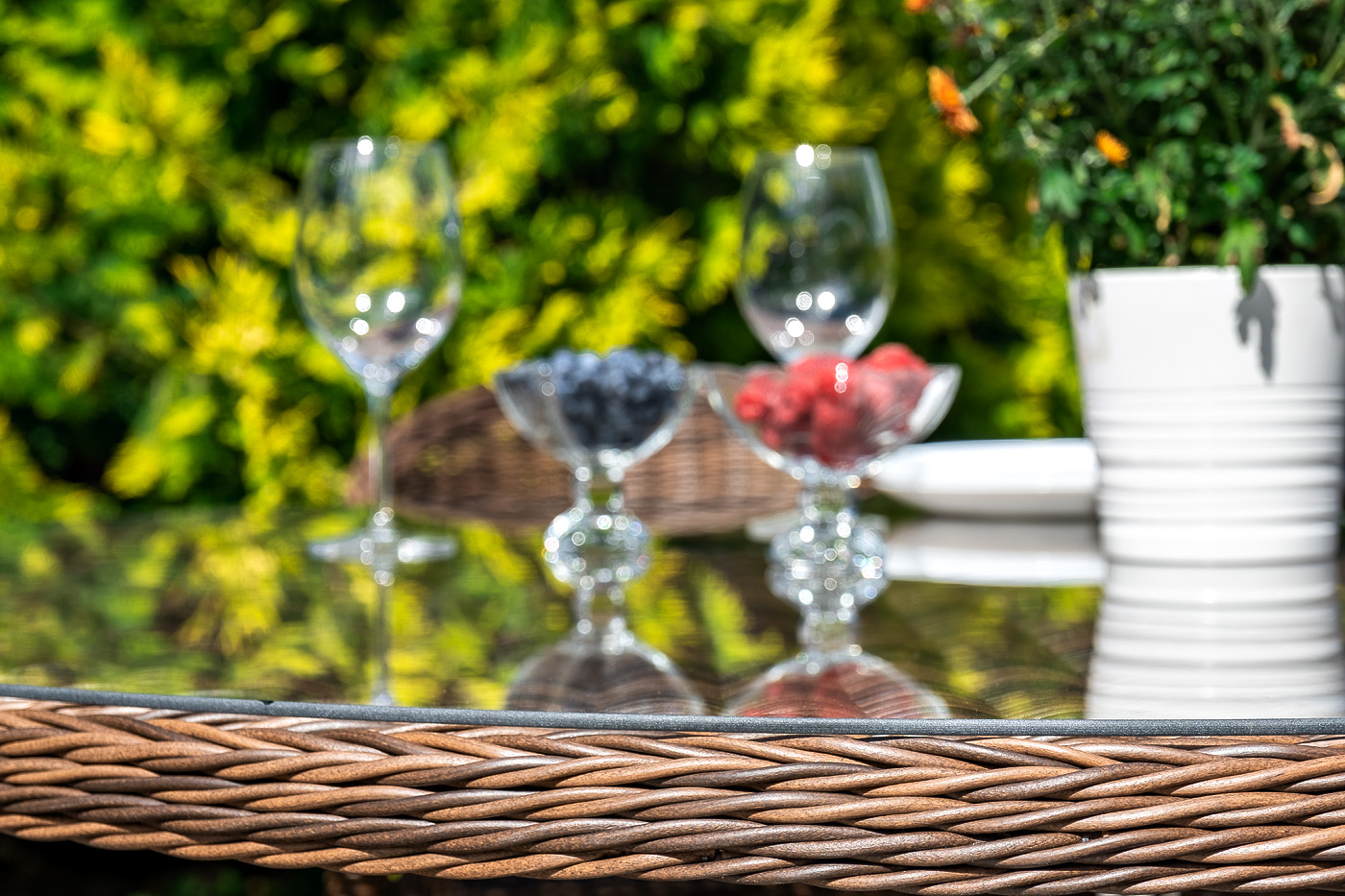 фото "эспрессо–150 r" обеденная группа плетеная, цвет коричневый