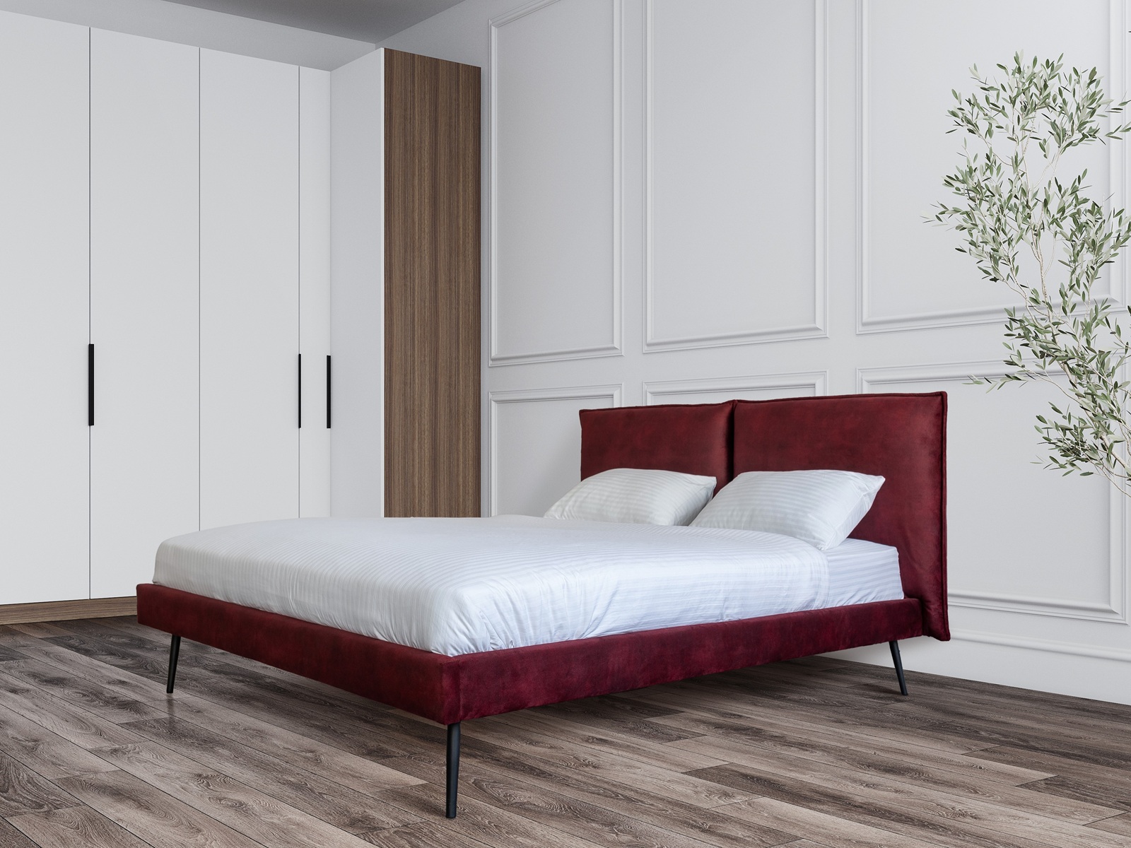 Кровать двуспальная Сильвия 