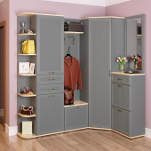 Прихожая угловая модульная Карина комп.5 