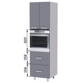 Пенал 600 под духовой шкаф 6ПД Бомбей Пенал 600 под духовой шкаф 6ПД Бомбей