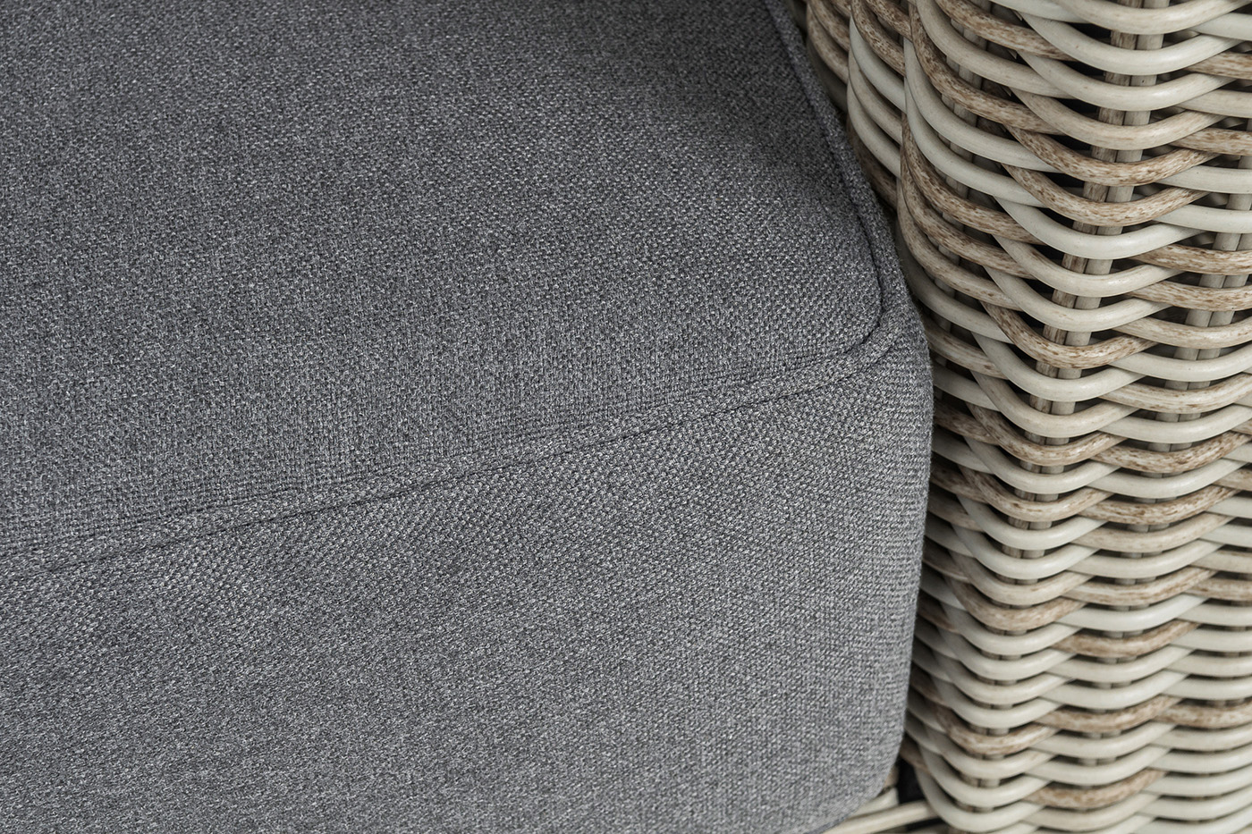 фото "боно" диван из искусственного ротанга трехместный, цвет бежевый