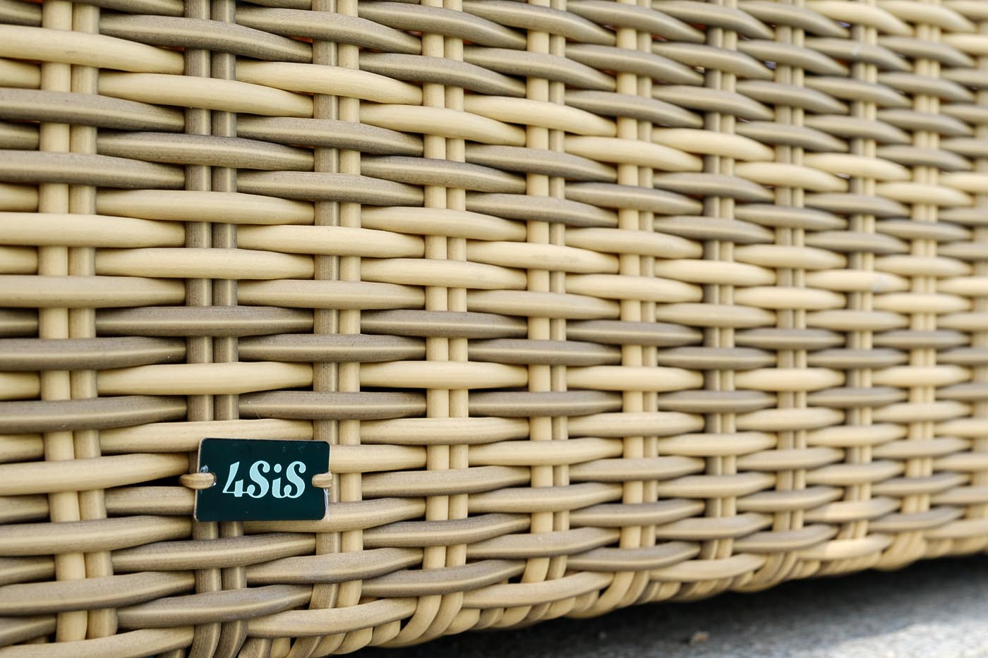 фото "порту" сундук водонепроницаемый из искусственного ротанга, цвет соломенный