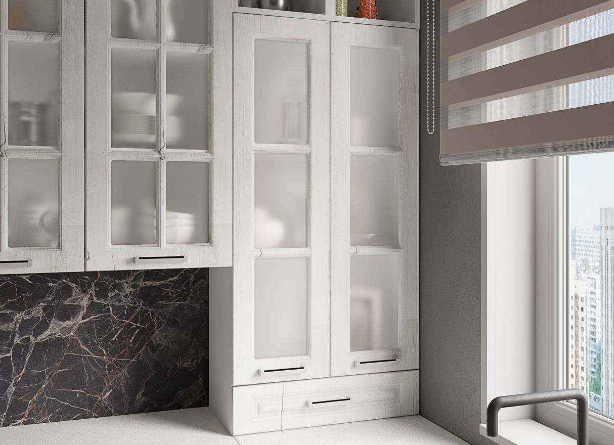 фото кухня угловая луксор (дуб канадский)