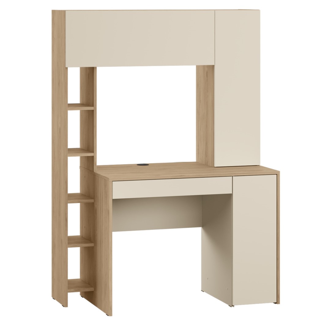 фото стол компьютерный 12.71 комфорт (гикори рокфорд натуральный/сатин)