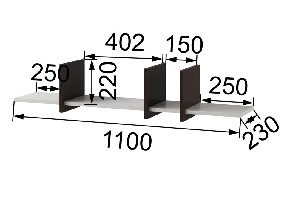 фото полка навесная мн-1 модена