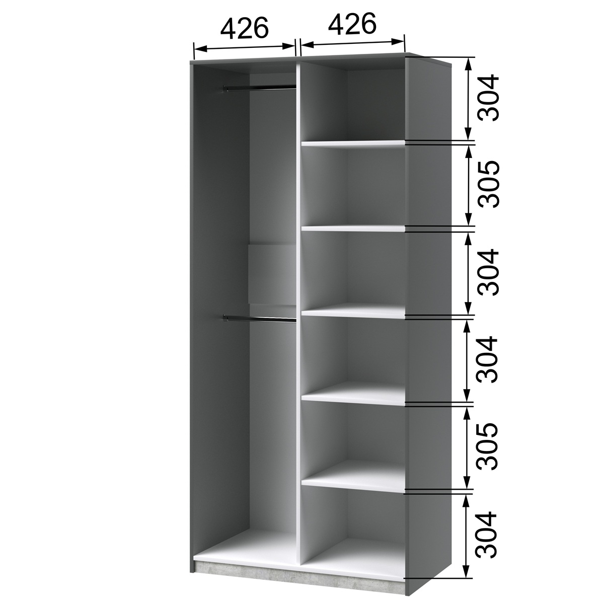 фото шкаф универсальный кш-3 кэнди
