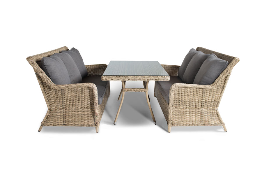 фото "кортадо" обеденная группа из искусственного ротанга