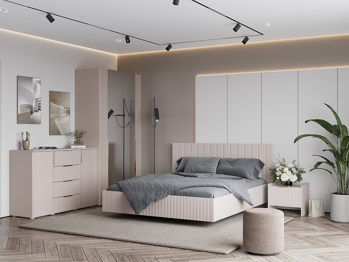 фото шкаф 4-ств. 1200 с зеркалом тефия