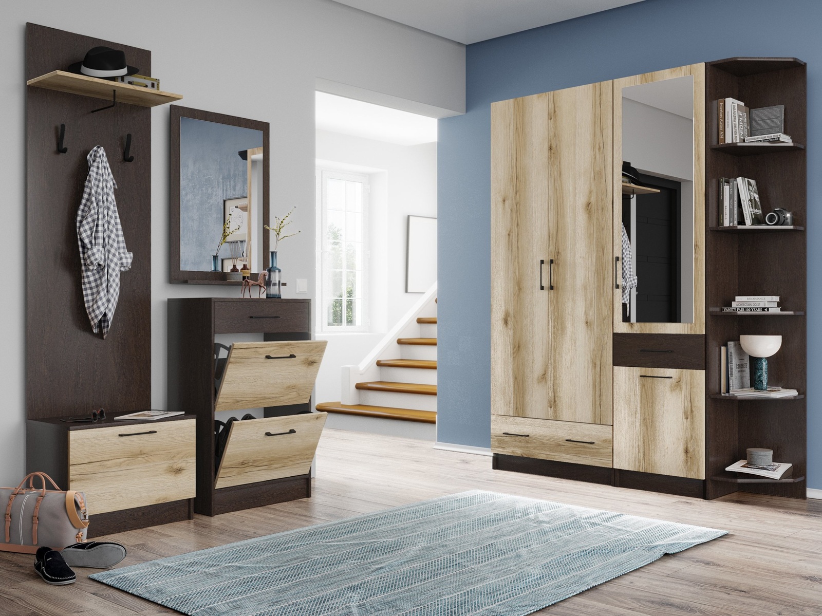 Шкаф 2-х ств. Денвер ТЭКС 