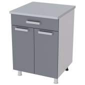 Стол рабочий 600 с 1 ящ. глубокий Г6Р1 Бомбей Стол рабочий 600 с 1 ящ. глубокий Г6Р1 Бомбей