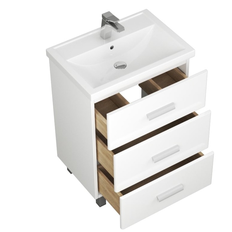 Тумба под умывальник с раковиной Гарда 60 