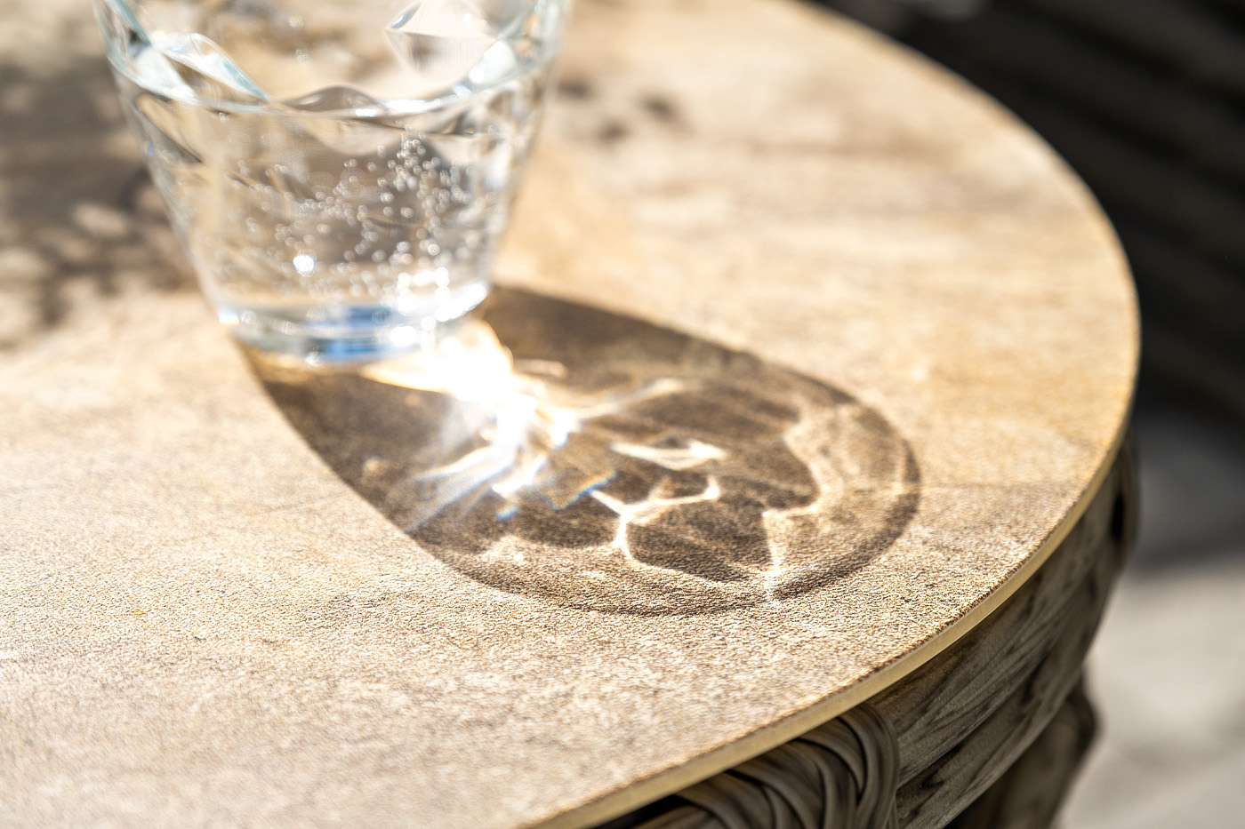 фото "ницца" лаунж-зона из искусственного ротанга, цвет бронзовый