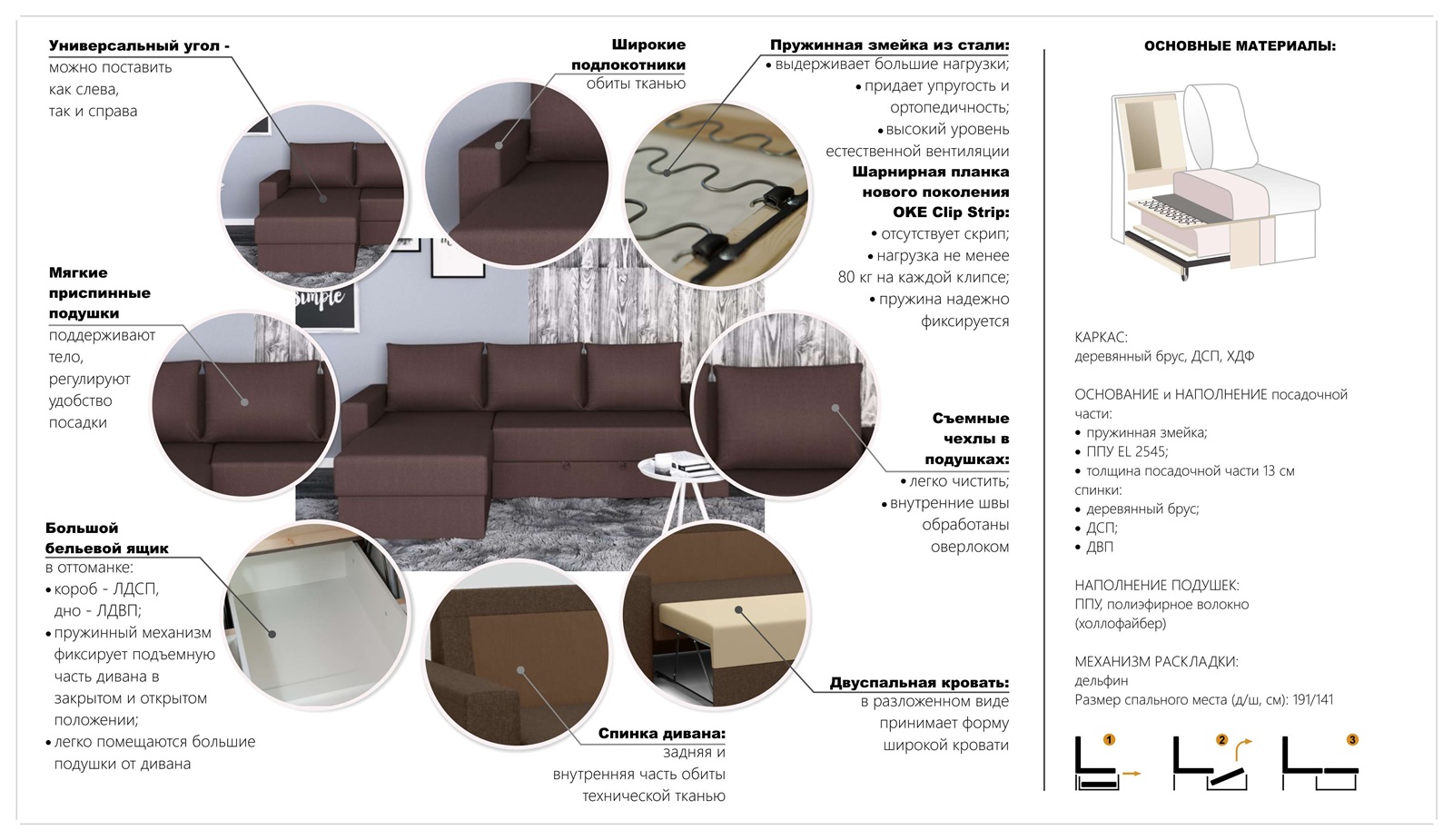 фото диван угловой лео