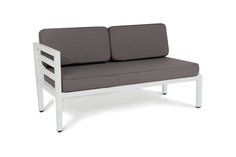 фото "глория" модуль диванный правый, каркас из алюминия