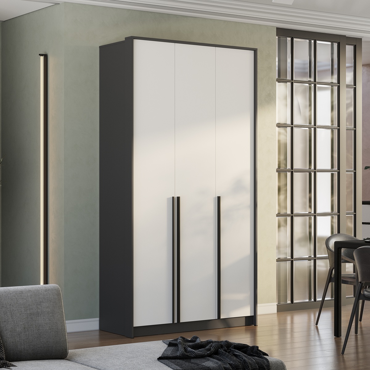 Шкаф 3-х ств. ШК-10 Шарм фото шкаф 3-х ств. шк-10 шарм