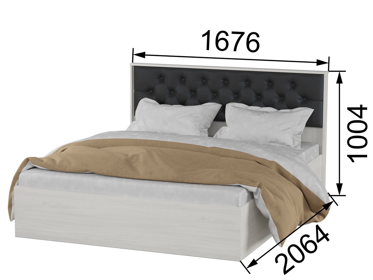 Кровать МКР-1 с  ортопедическим основанием Модена