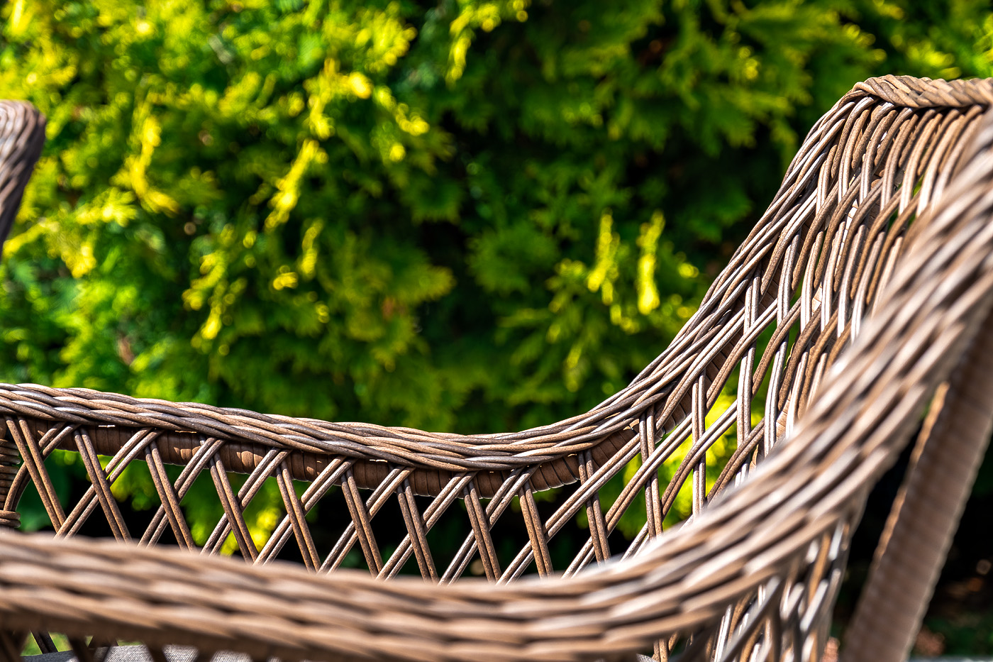 фото "эспрессо–150 l" обеденная группа плетеная, цвет коричневый