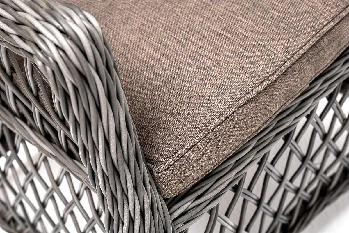 фото "эспрессо–80 l" обеденная группа плетеная, цвет графит