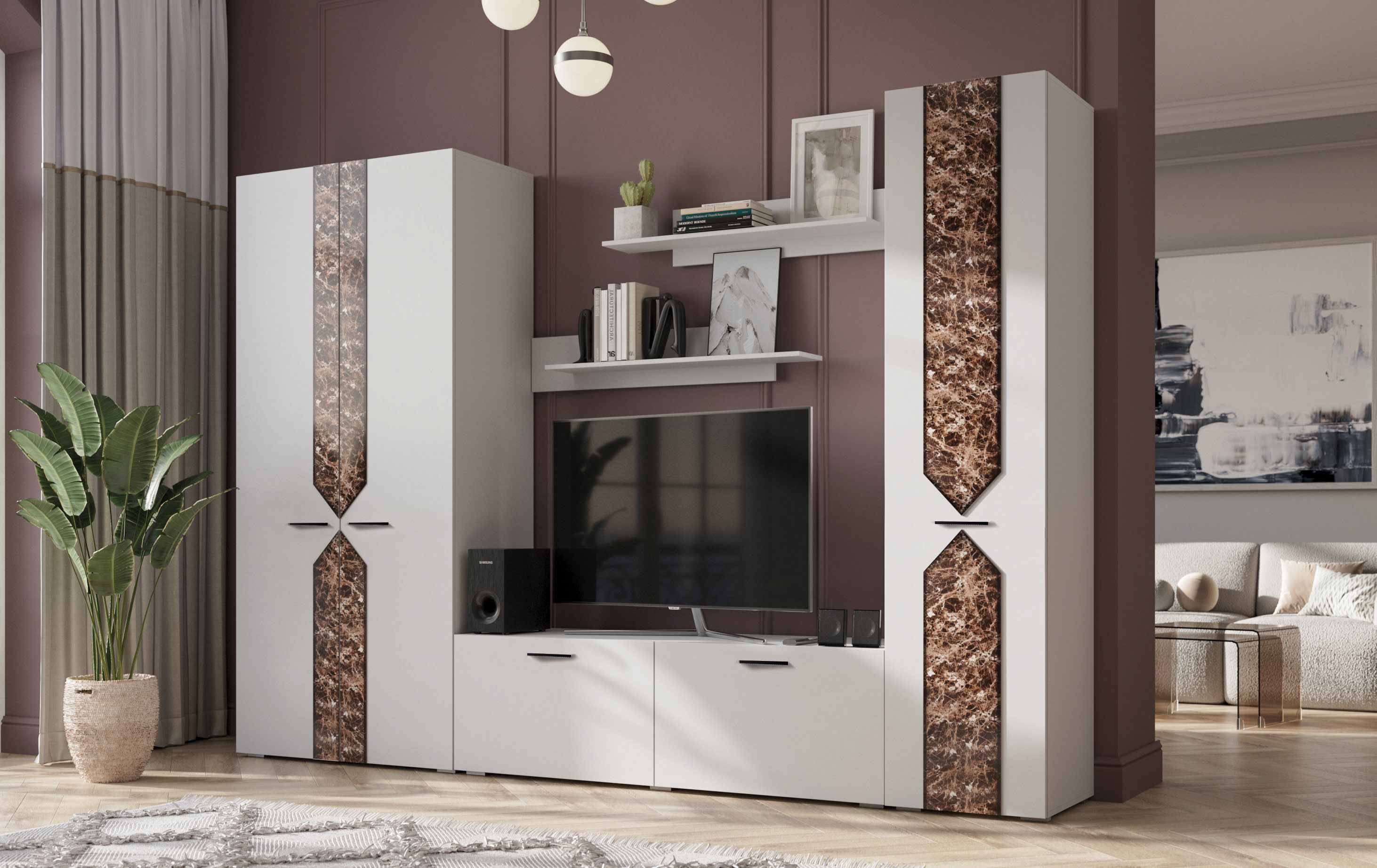 Гостиная Аврора (мрамор) 