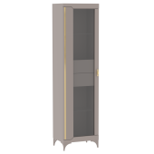 Пенал со стеклом узкий Сиде 