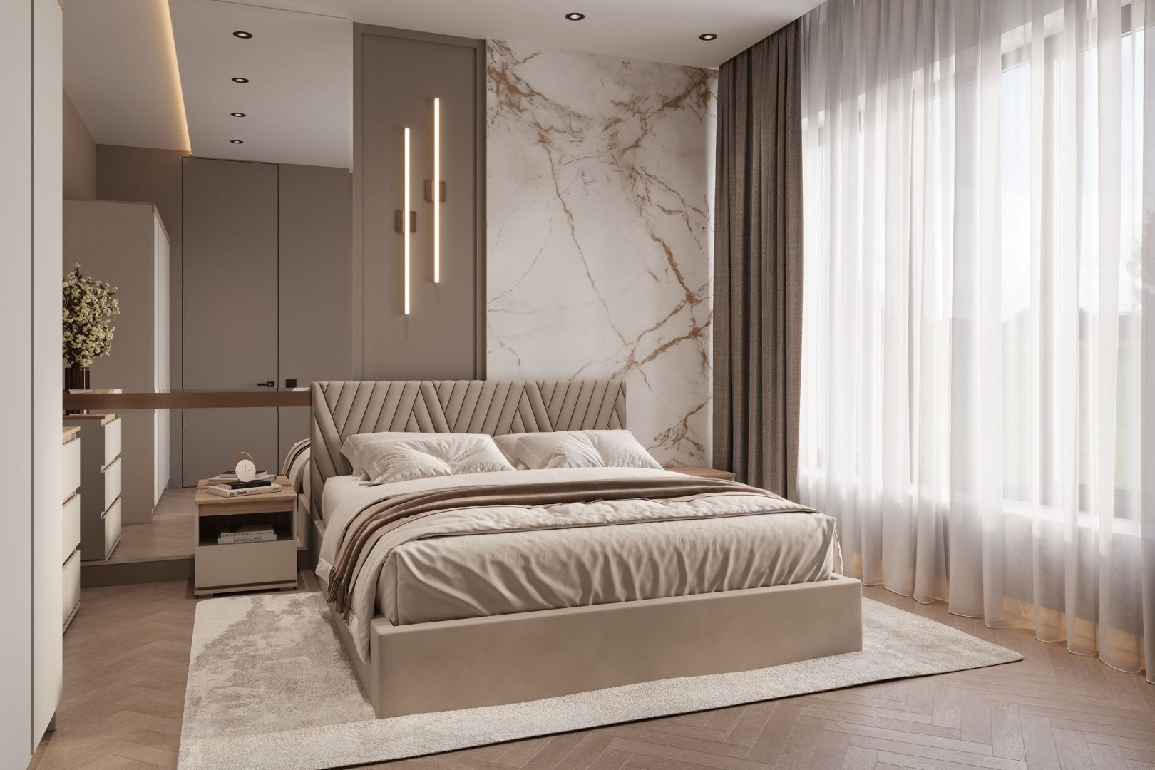 Кровать двуспальная Нельсон (Дельта) 