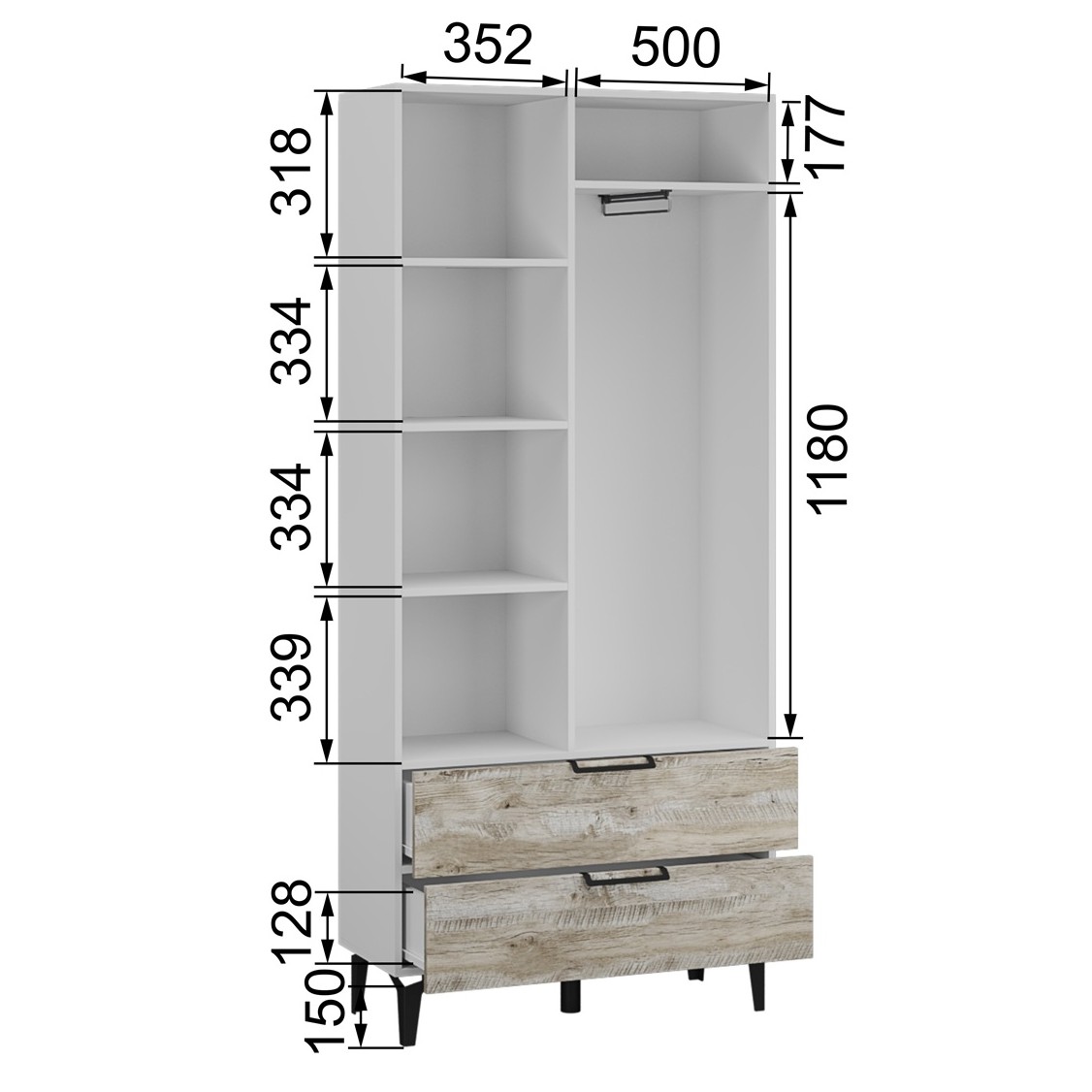 фото шкаф универсальный чш-30 чикаго