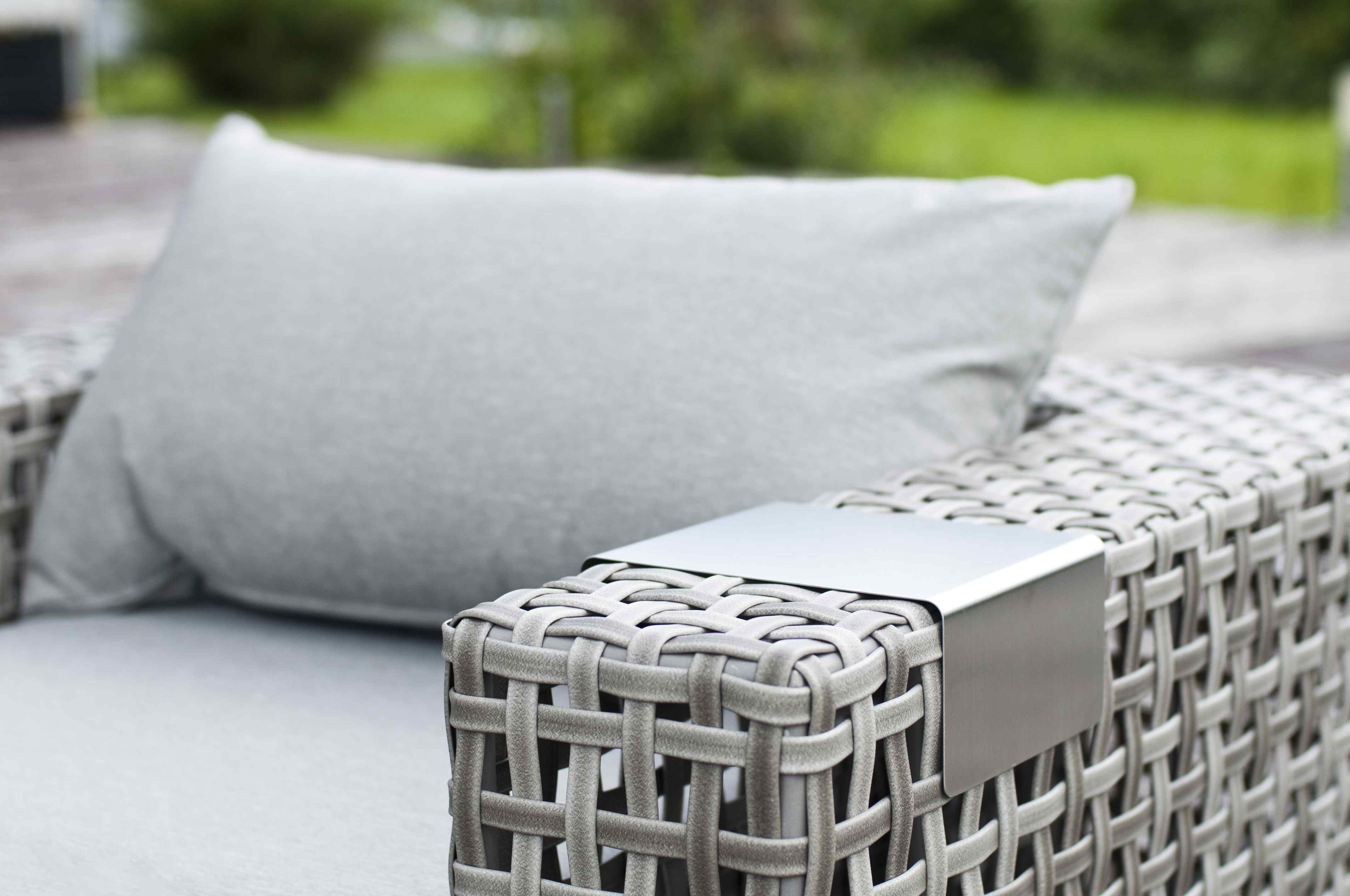 фото "тито" лаунж-зона из искусственного ротанга, цвет серый (к)