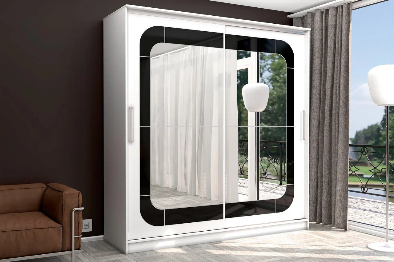 Шкаф-купе 1500 Кристалл 