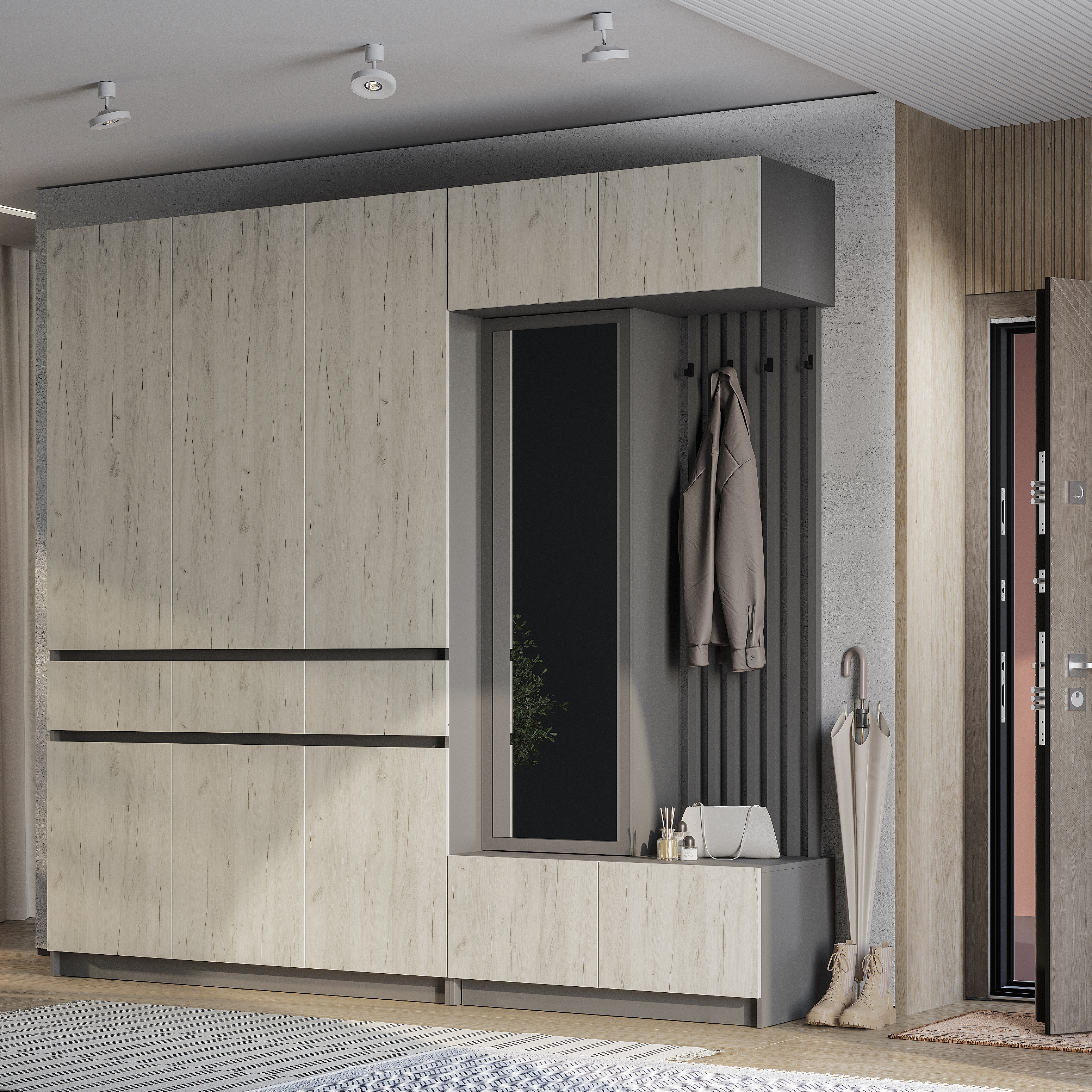 Шкаф 3-х ств. ШК-08 Багира  Шкаф 3-х ств. ШК-08 Багира