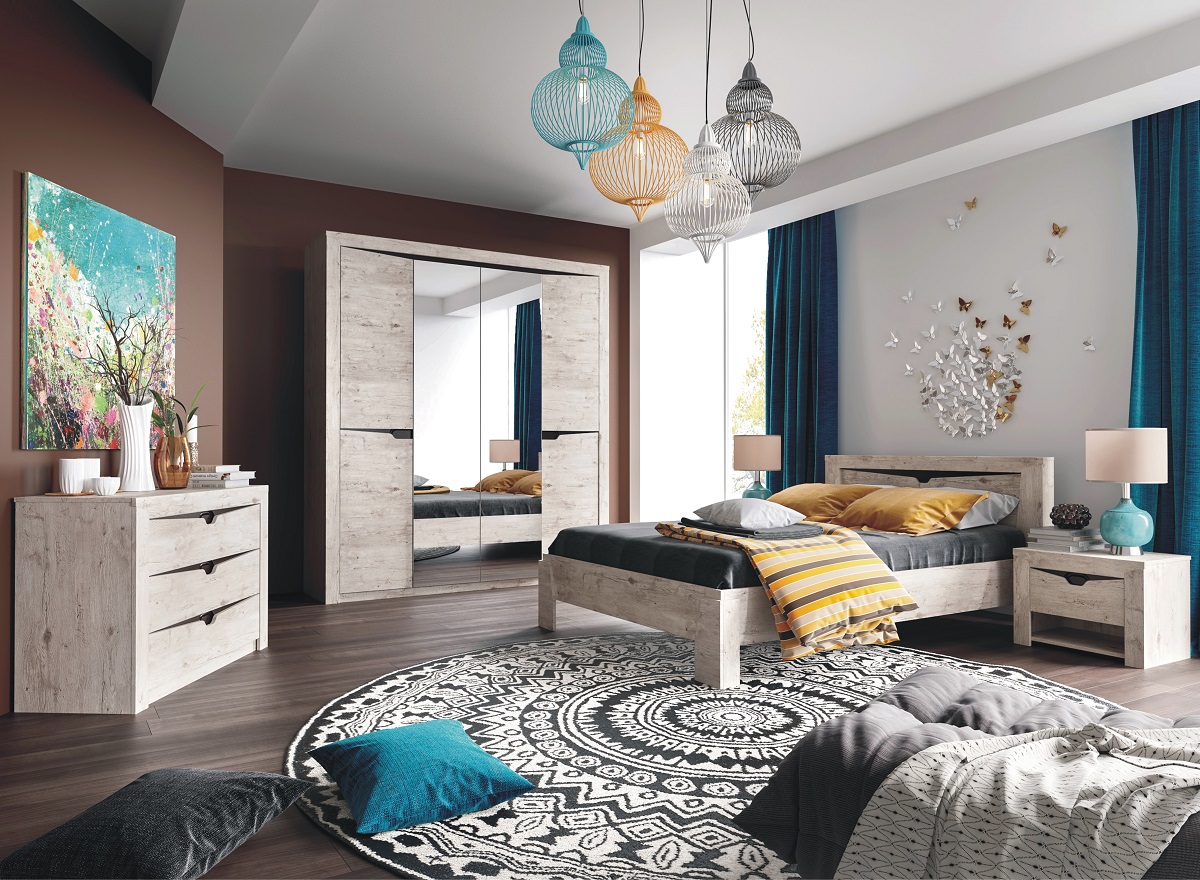 Шкаф 4-х дв. Соренто МГ