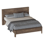 Кровать двуспальная с ПМ Мальта  Кровать двуспальная с ПМ Мальта