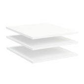 Дополнительные полки в шкаф 3-х дв. узкие Лацио 