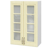 Шкаф 2-х дв. со стеклом ШВС (Премьер) Лондон