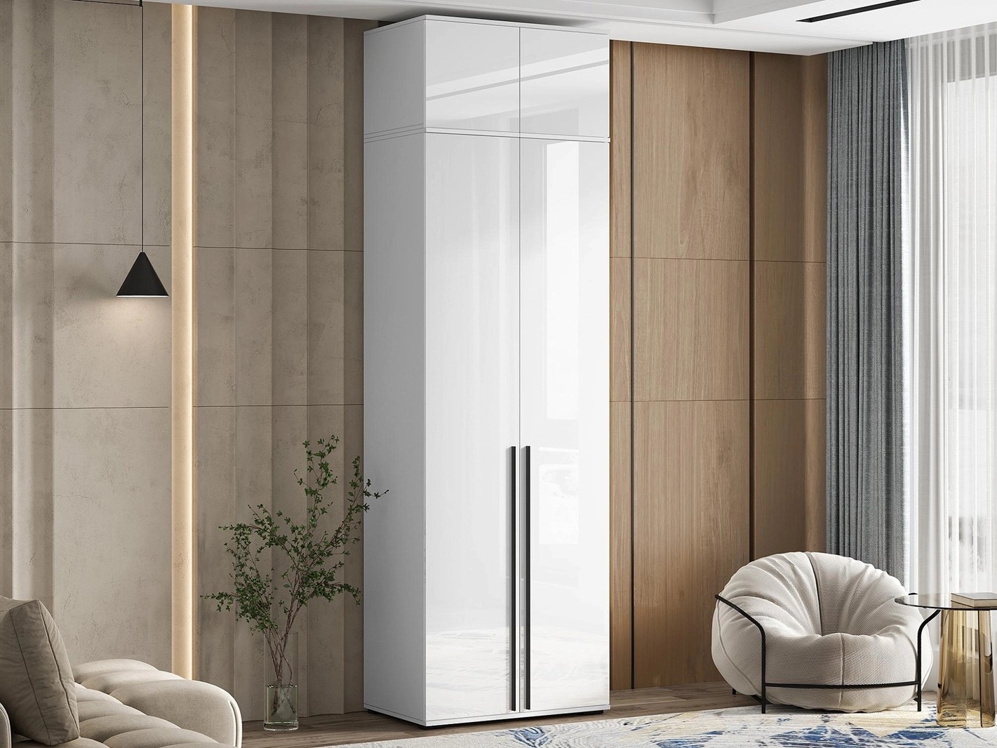 Антресоль 2-х дв. к шкафу 800 Норд  Антресоль 2-х дв. к шкафу 800 Норд