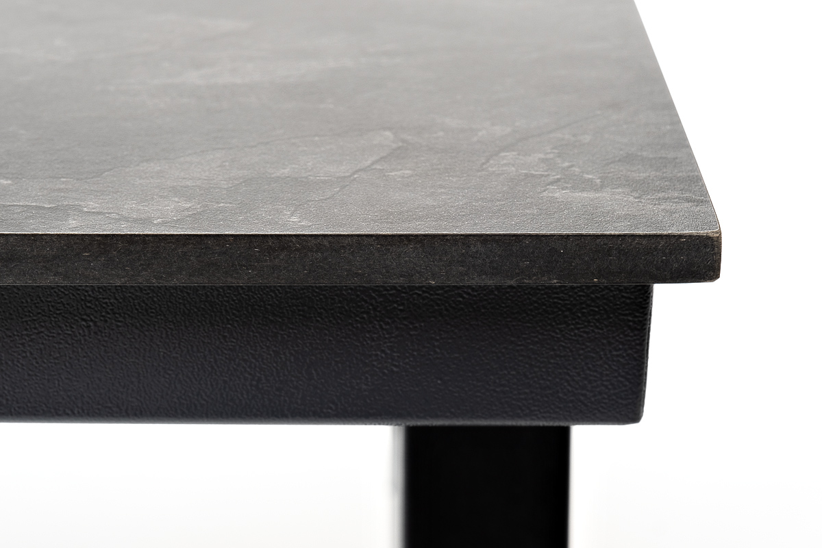 "Рио" стол из HPL 140х70см, H75, цвет столешницы "серый гранит" фото "рио" стол из hpl 140х70см, h75, цвет столешницы "серый гранит"