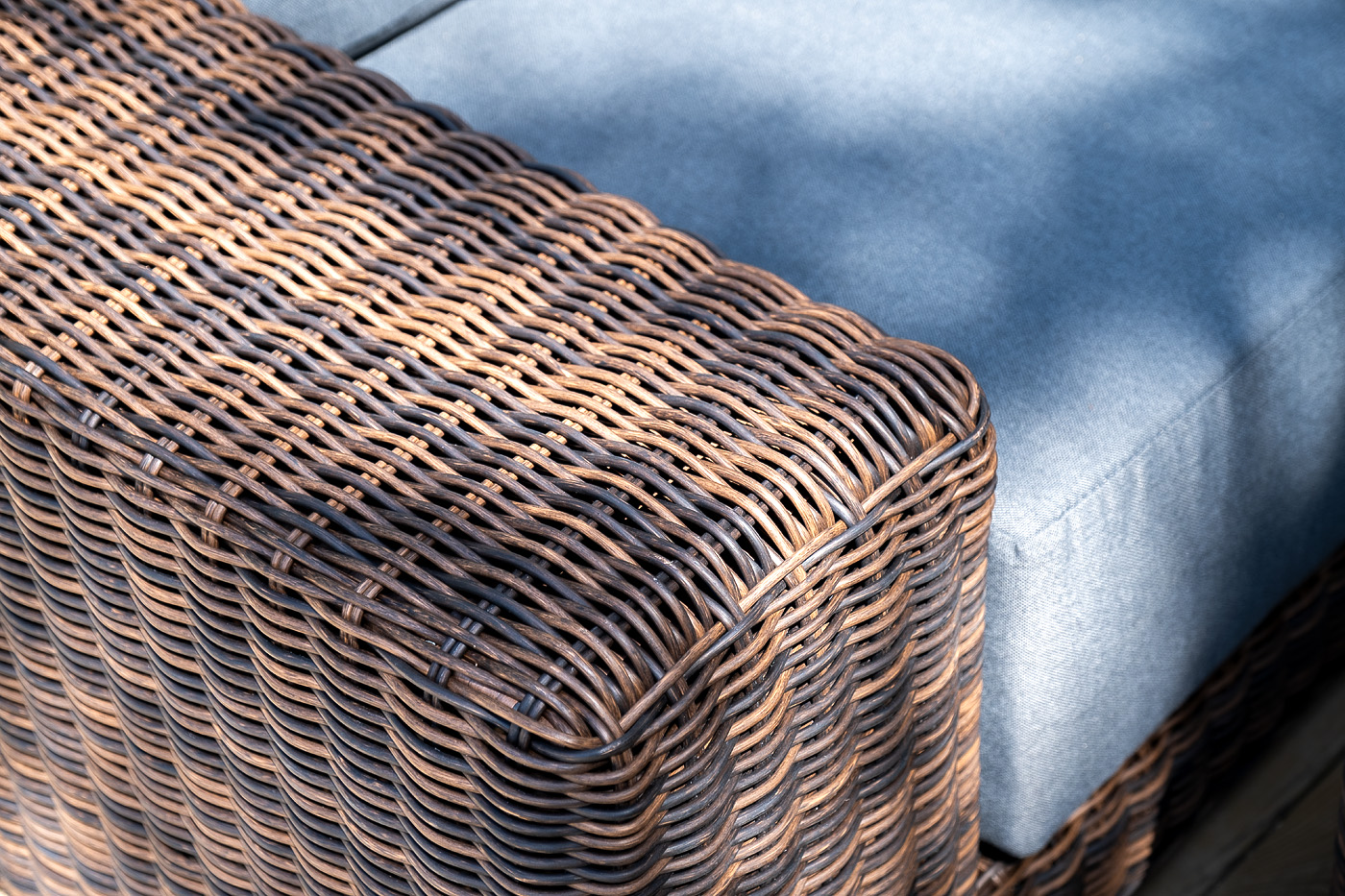 фото "капри" трансформирующаяся лаунж-зона из искусственного ротанга, цвет коричневый