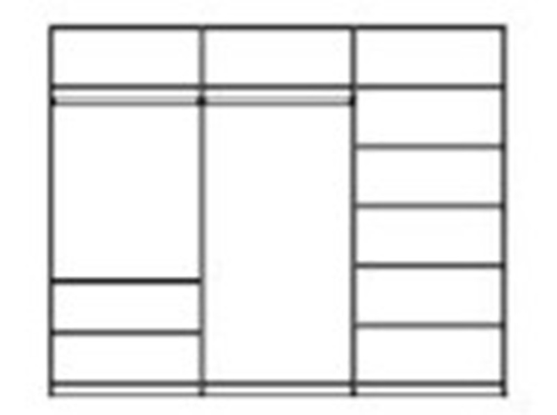фото шкаф 6-створчатый венеция