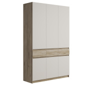 Шкаф 3-ств. ШК-002 ЛДСП Бостон