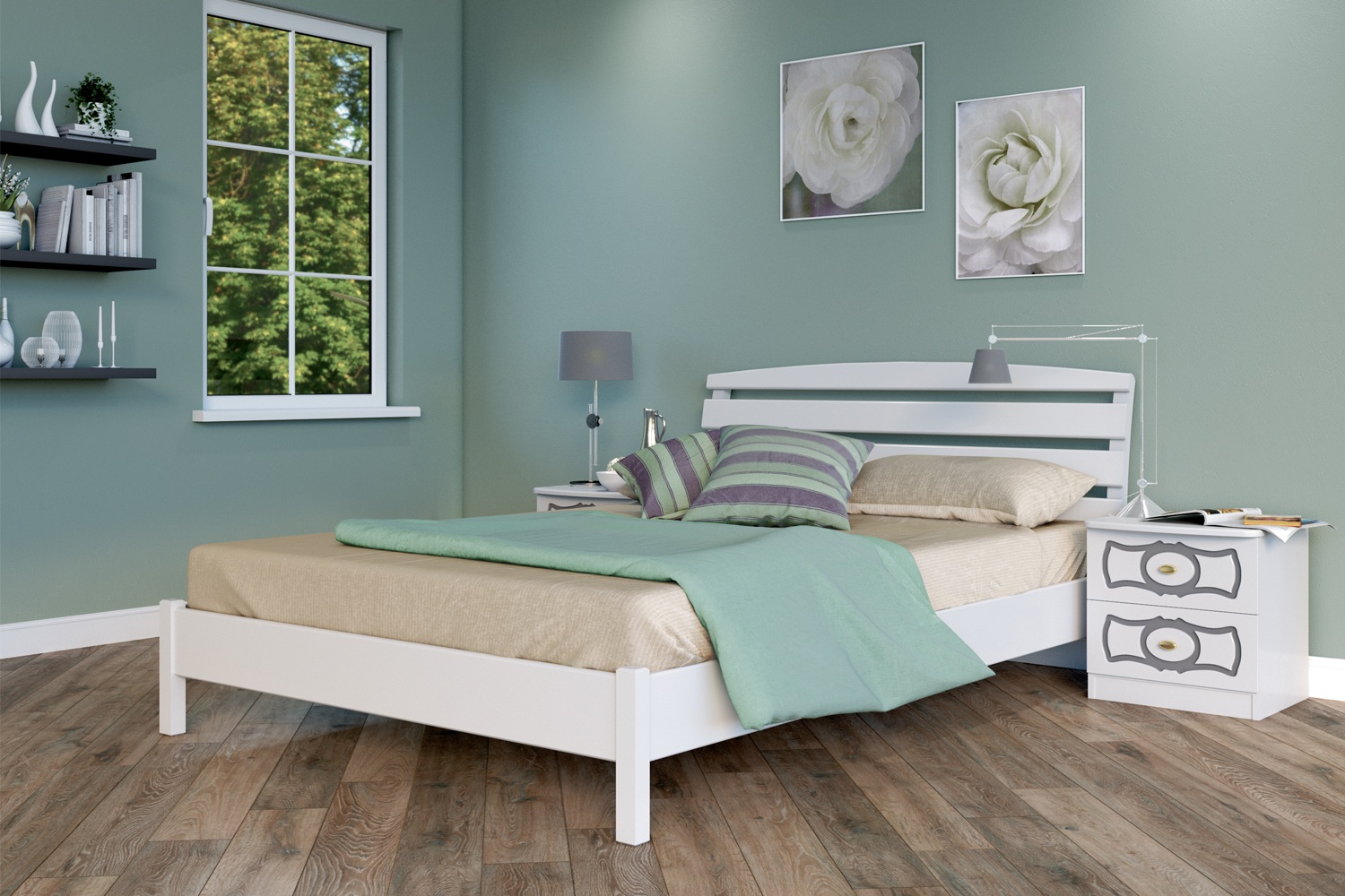 Кровать двуспальная Камелия-1 