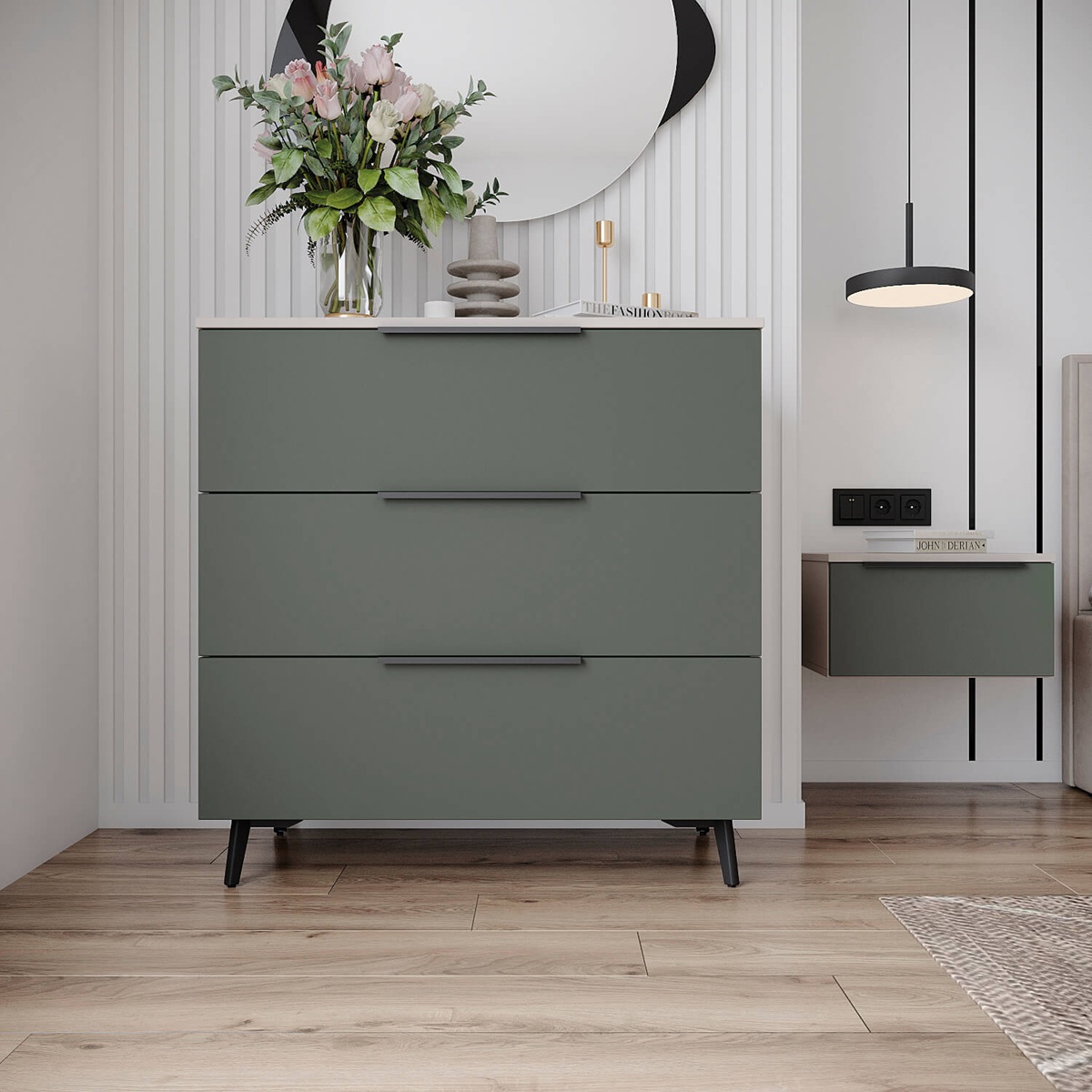 фото комод 1300 роза (ройс) 