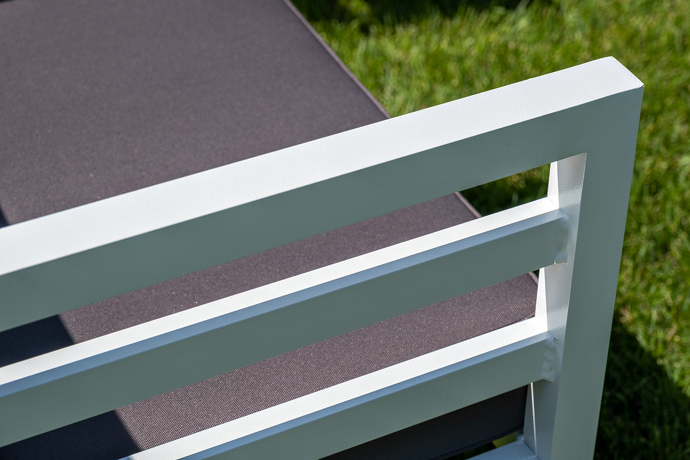 фото "глория" модуль диванный правый, каркас из алюминия