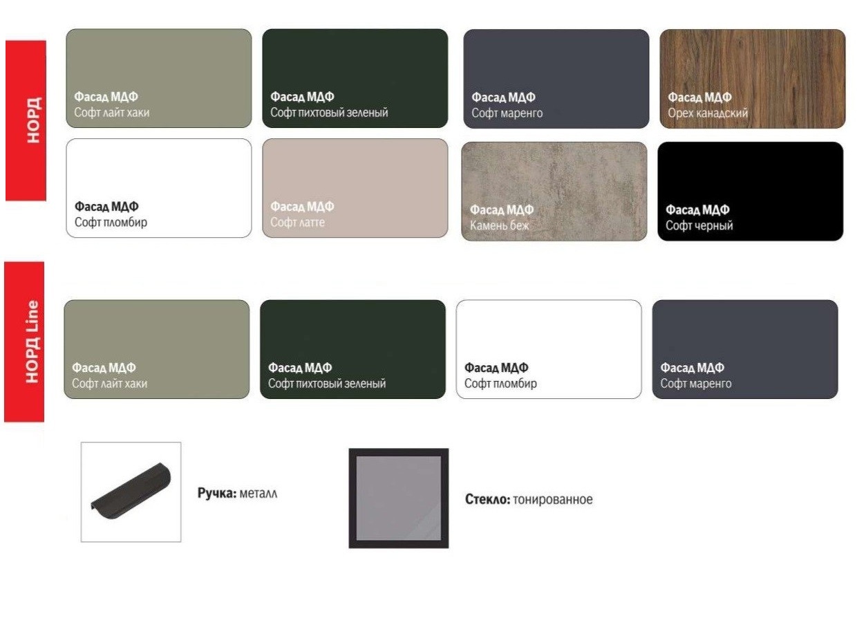 фото шкаф-пенал п600н-22 (премьер) норд