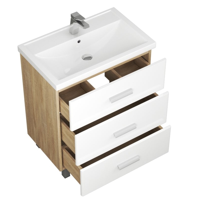 Тумба под умывальник с раковиной Гарда 70 