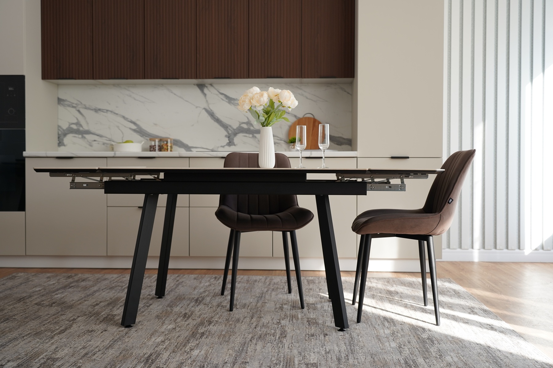 фото стол обеденный раздвижной князь