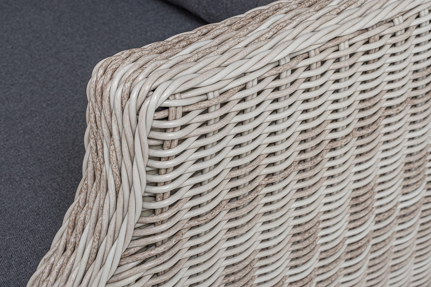 фото "форио" кресло раскладное плетеное, цвет бежевый