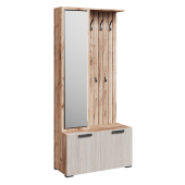 Секция с вешалками и обувницей ПБ-03 Берта 