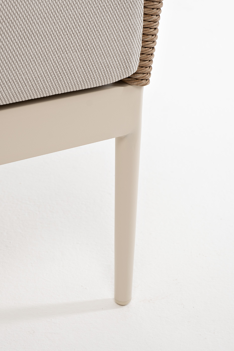 фото "венеция" лаунж-зона из искусственного ротанга, цвет соломенный