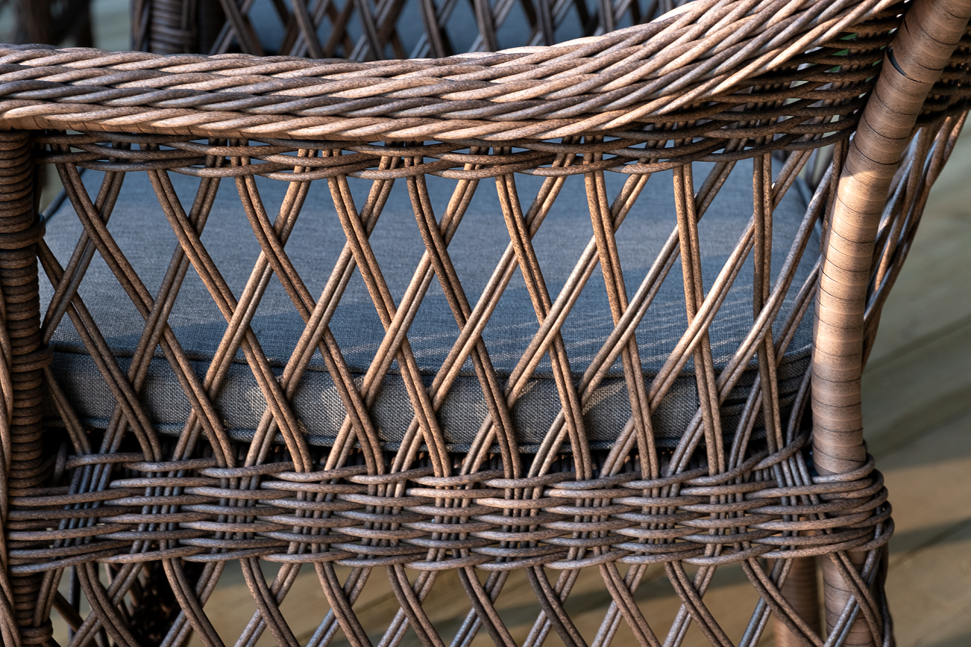 фото "эспрессо–150 s" обеденная группа плетеная, цвет коричневый