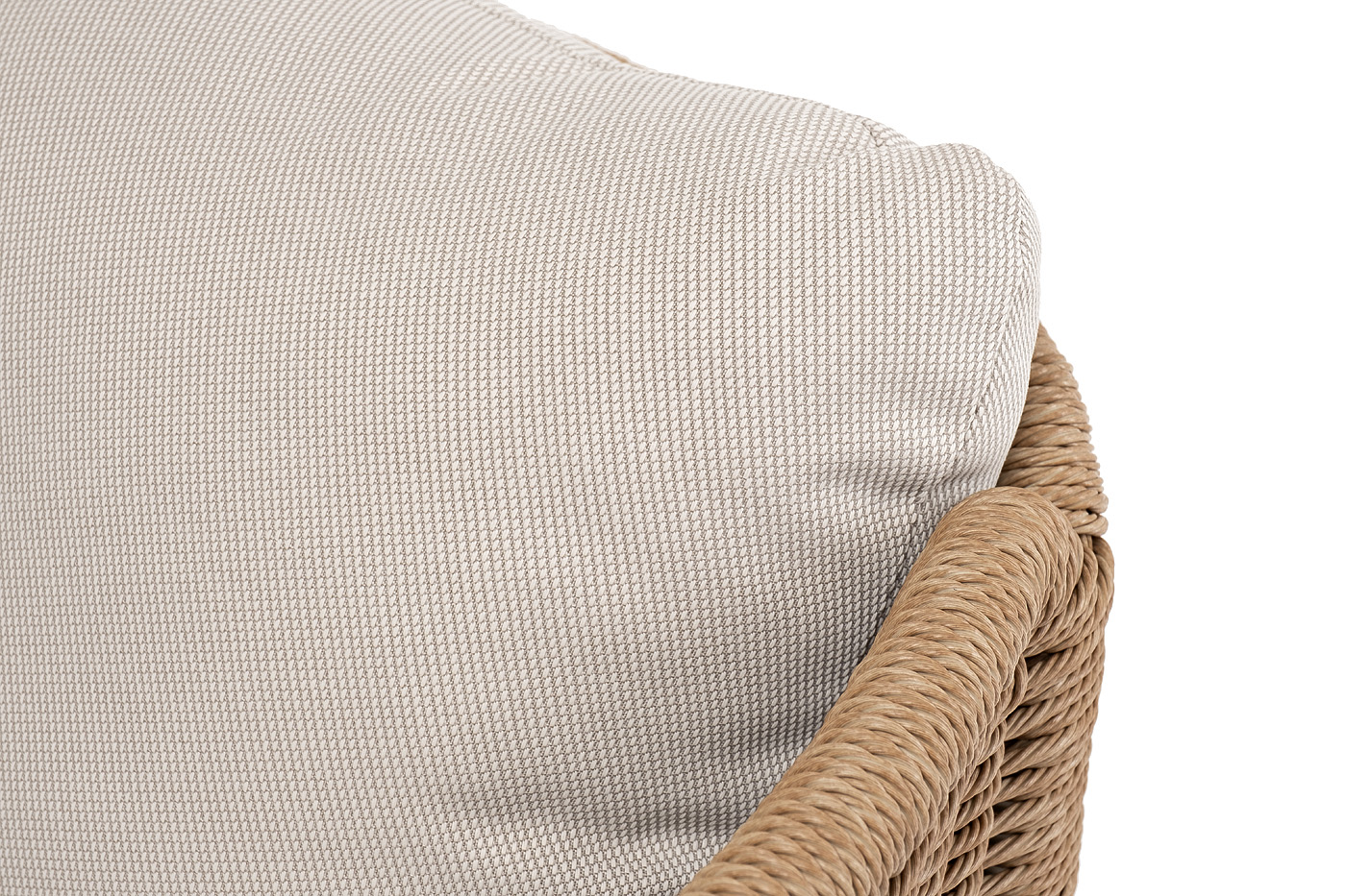 фото "аликанте" лаунж-зона из искусственного ротанга, цвет соломенный (к)