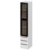 Пенал со стеклом ПС3Я-400 Берген 